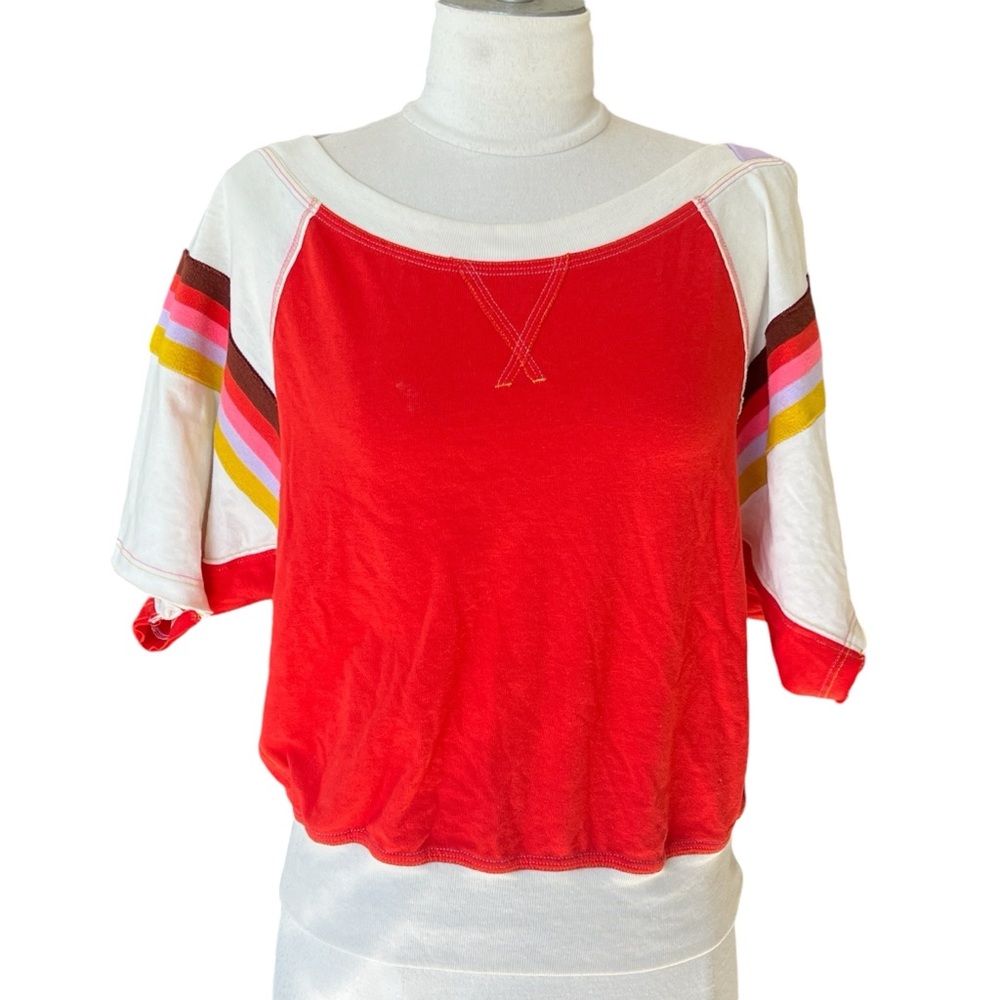 WE THE FREE BOATNECK TEE-SHIRT SIZE SMALL Excellent Pre-Owned Condition